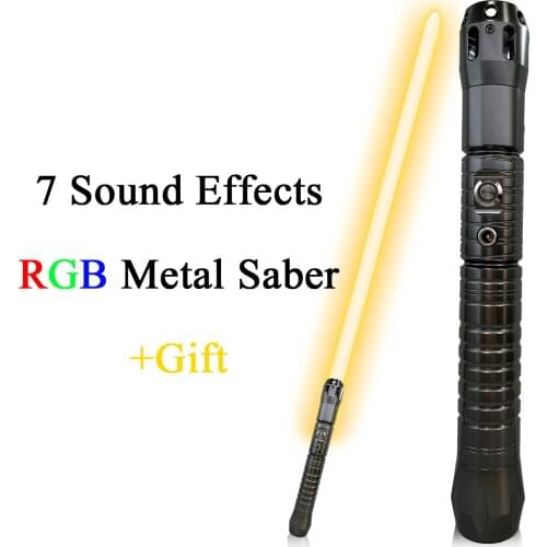 Laser Sword RGB Automatic Color Changing NiteCore Extreme Lightsaber Original Movie Sound Effects Light Saber FOC Blaster Toy