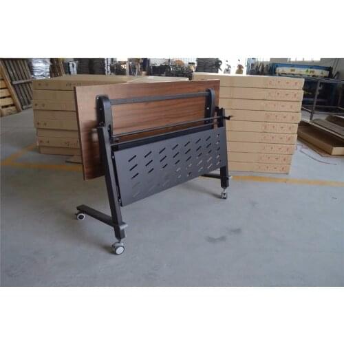 0322YH05 Multifunction foldable movable flipable multimedia modern office training desk meeting conference table frame