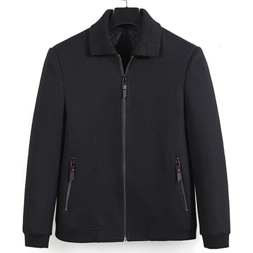 10XL 8XL Men Winter Wool Coat Mens New High Quality Solid Color Simple Blends Woolen Pea Coat Male Trench Coat Casual Overcoat