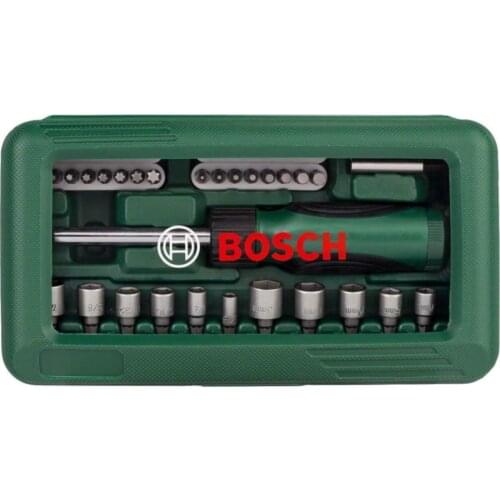 GERMAN MADE BOSCH BRAND 46 Parts Screwdriver & Screwdriving Set SUPERIOR QUALITY