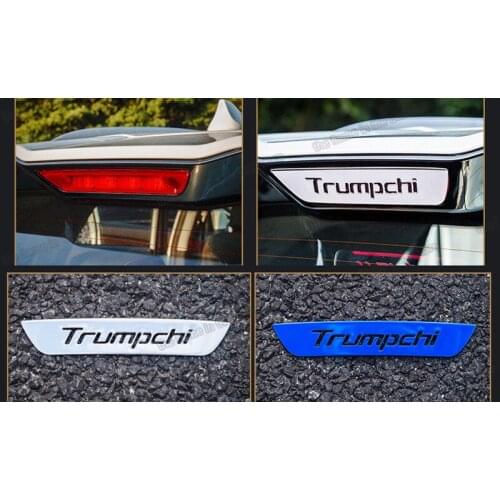 Lsrtw2017 Carbon Fiber Abs Car Rear Brake Light Sticker for Trumpchi Gs3 2017 2018 2019 2020 gac