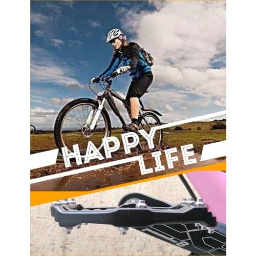 3 Bearing 290g Ultra-light Magnesium alloy Bicycle Flat Pedal All metal Super smooth Palin Mtb Road Speed Bike play Parts