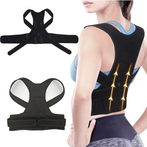 Support Bone Posture Corrector Scoliosis Slouching Corrective Back Brace Straightener Waist Bandage Shoulder Belt Student Adult