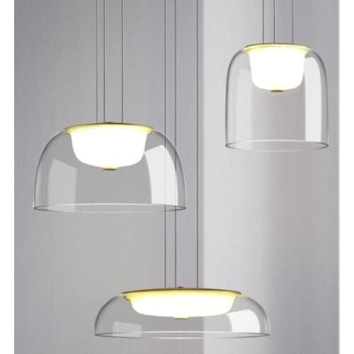 Post-modern Designer Glass Pendant Lights Dining Room Living Room Kitchen Hanging Lamp Simple Hanglamp Home Decor Light Fixtures