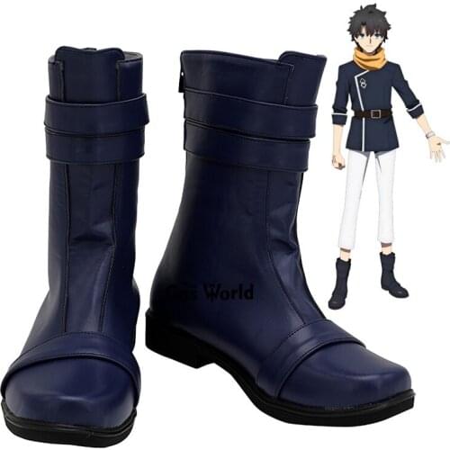 Fate Grand Order Absolute Demonic Front: Babylonia Fujimaru Ritsuka Anime Games Customize Cosplay Shoes Boots