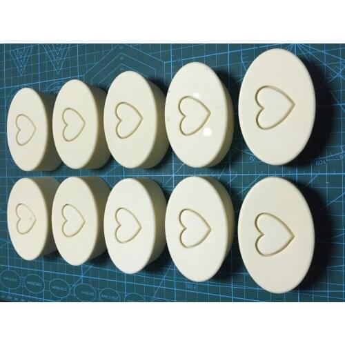 Silicone Mold Heart, Silicone Mold for Soap , Handmade Soap Mold , Moulds Silicone Rubber PRZY Eco-friendly No.l001