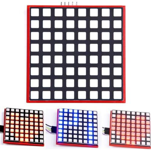 LED Full Color 8*8 Dot Matrix Screen for Raspberry Pi 3/2/B+ RGB LED Display Board 8x8 RPI-RGB-LED-Matrix