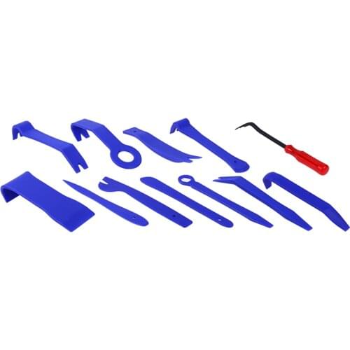 12PC Universal Car Radio Door Clip Audio Panel Removal Install Pry Plastic DIY Opening Repair Kits Car Accessories Dropshipping