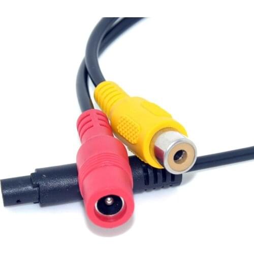 4PIN to AV adapter Video Cable RCA For Car Parking Rearview Rear View Camera Connect
