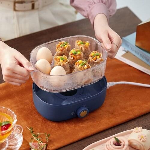 Egg boiler egg steamer zdq-b06g1 automatic power off double timing Mini multifunctional breakfast machine