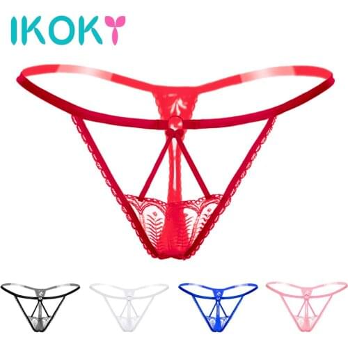 Women Sexy Lingerie Underpants G String Panties T-back Thong Female Underwear Erotic Chemises Lace Couples Flirting Tools Shop