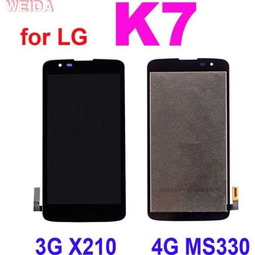 AAA+ For LG K7 3G X210 LCD Display Touch Screen Digitizer Assembly For LG K7 LTE 4G MS330 AS330 K332 K330 X210DS L51AL L52VL LCD