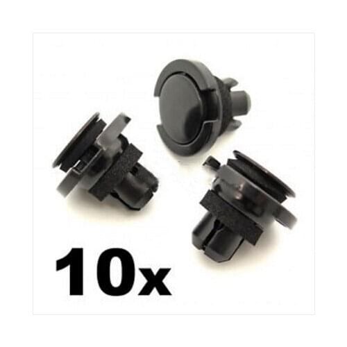 10x Side Skirt / Sill Moulding Cover / Rocker Moulding Trim Clips for Subaru