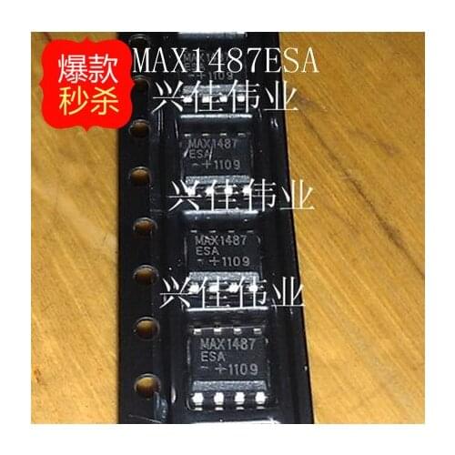 10PCS The new MAX1487 MAX1487CSA MAX1487ESA SOP8 RS-485 / RS-422 Transceivers