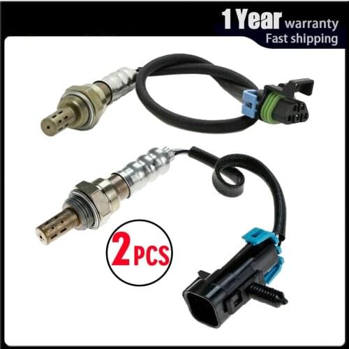 2pcs 4 Wires Oxygen Sensor Upstream Downstream For Pontiac G6 Solstice Saturn Sky GMC Terrain Chevrolet Equinox 2.4L Auto Parts