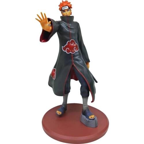 Naruto Shippuden Anime Model Akatsuki Group Series Pain Yahiko Deva Path Action Figure 25CM PVC Statue Collectible Toy
