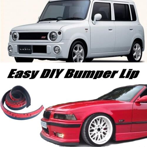 NOVOVISU Bumper Lip Deflector Lips For Suzuki Lapin Front Spoiler Skirt For Car Tuning View / Body Kit / Strip