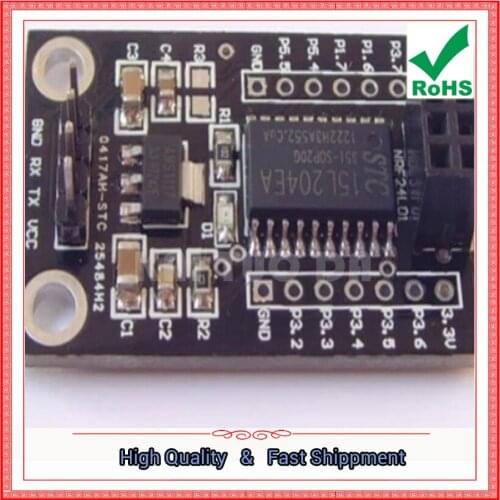 STC15L204 + NRF24L01 Interface Wireless module Driver Board Wireless Development Board (C1B5)