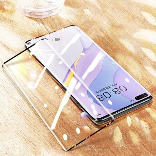 For Huawei nova 7 nova7 Pro 5G 6.57" 9H Hardness 3D Full Cover Slim Toughened Curved Tempered Glass Film Screen Protector Guard