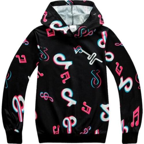 Baby Boy Girls Tik Tok Cosplay Hoidies Long Sleeve Hoody Kids Sports Sweatshirt Tops Coat Kids Children Clothing