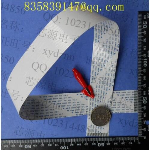 FFC cable 1.0 pitch-30pin-500mm-A same direction flexible flat cable ROHS customization is available
