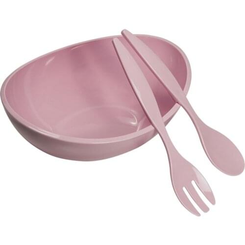 Of Soft Pink Spoon Salad Bowl