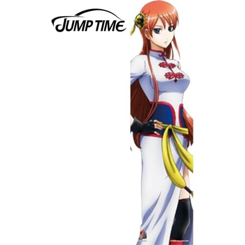 JumpTime 13cm x 3.3cm Cartoon Girl Kagura Sexy Beauty Gintama Anime Car Bumper Accessories Decals
