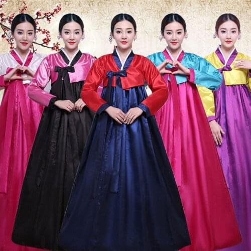 Korean Hanbok Traditional Performance Costumes Minority Dance Costumes Korean Palace Dance Wedding Oriantal Dance Costume SL1544