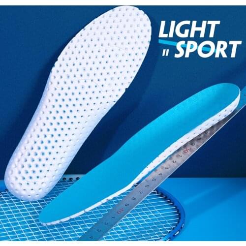 FootMaster Light Sports Insoles For Women Men Running Comfortable EVA Shoe Pad Breathable Insert Anti Slip Shoes Insoles