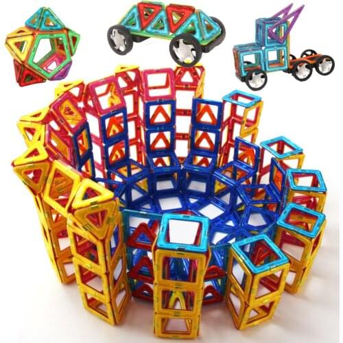 226PCS Magnetic Construction Set Designer Magnet Building Blocks Construction Toys Magnetic Bircks DIY Toys For Children