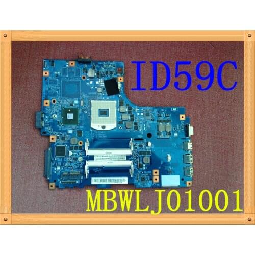 MBWLJ01001 48.4EH02.01M for Gateway ID59C Laptop Motherboard 100% TESED OK