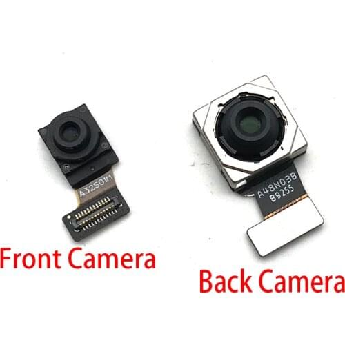 Front & Rear Camera Module For Xiaomi Mi A3 MiA3 / CC 9e CC9e Main Back Big And Facing Small Camera Flex Cable Replacement Repai
