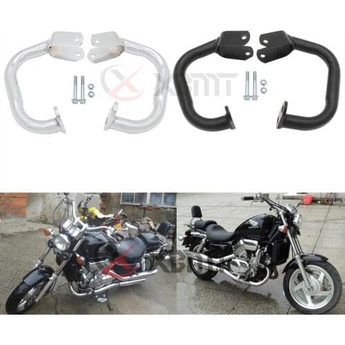 Motorcycle Crash Bars Engine Guard Rail Motor Fence Bumper Front Side Protector For Honda Magna VF 750 VF750 1994- 2015