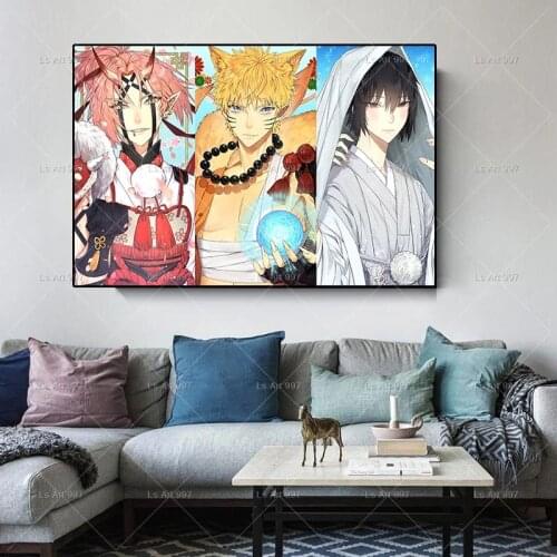 Naruto Art Poster Comic Canvas Painting Wall Picture Mural Home Decoration Living Room Kids Gift Decor Cuadros