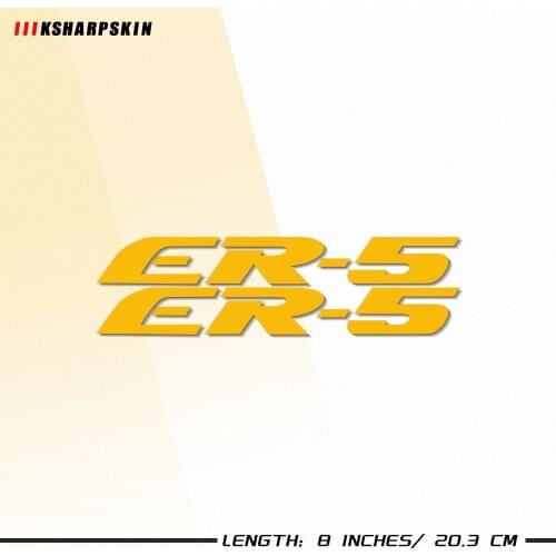 New Motorcycle reflective fuel wheels fairing portable luggage helmet stickers sign decoration Decal For KAWASAKI ER-5 ER5 er 5