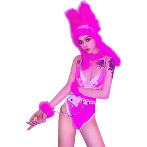 Sexy Women Performing Wear Evening DJ DS Gogo Dance Costumes Suit Stage Singers Bodysuit Pole Dance Bar Dancer Outfits