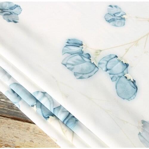 FYS54 1meter Simple Elegant Silk Fabric Chinese style Fabric For Cheongsam Gambiered Canton Gauze Fabric For DIY Silk Scarf