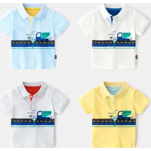 Boys Tees And Polos Breathable Polo Shirt Kids Boys Summer Short Sleeve Polo Shirt For Boy. School Clothes
