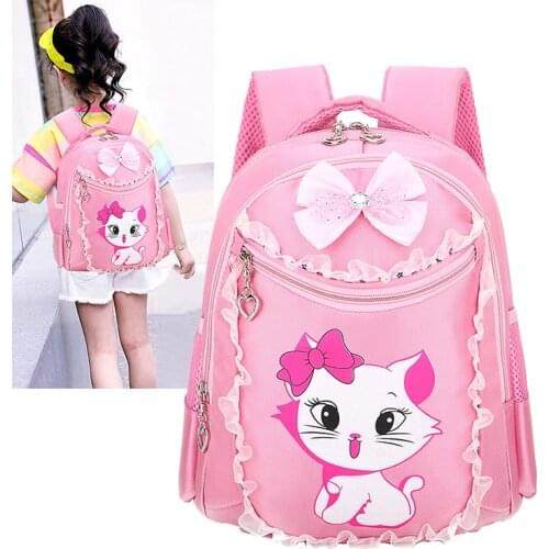 Cartoon Girls School Bag Kids School Backpack Princess Baby Early Education Bolsas Travel Rucksack Cute Mochila Infantil Escolar