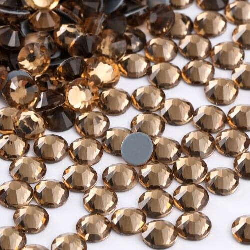 SS3-SS40 Hot Fix Rhinestones Crystal Hot Fix Glitter Strass 144pcs-1440Pcs Hot Fix Rhinestone For Diy Fabric Garment Shoe New