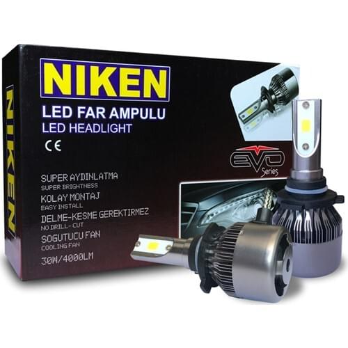 Niken Evo Series Led Xenon Headlight Bulb H7 / H4 / H11 / H1 / H10 / 9005/9006 / H15