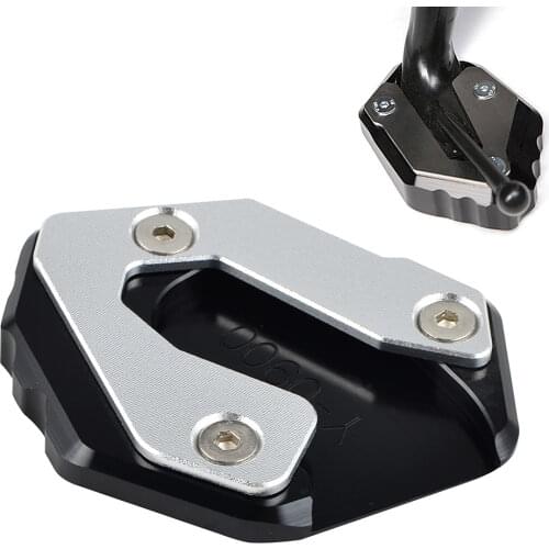 Motorcycle Kickstand Side Stand Enlarger Plate Extension Pad For Yamaha MT09 2013-2018 2019 FZ09 2013-2017 MT-09 Tracer FZ-09