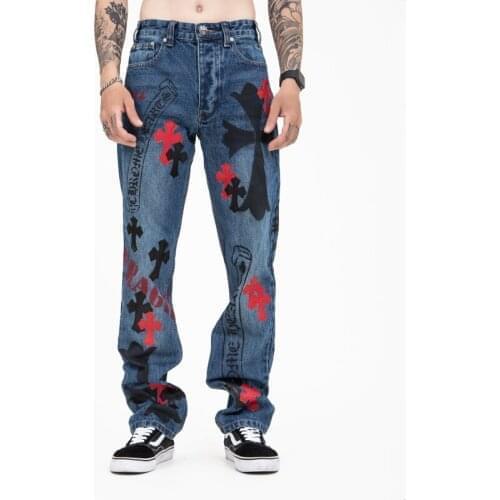 YANAGUN Straight Jeans For Men