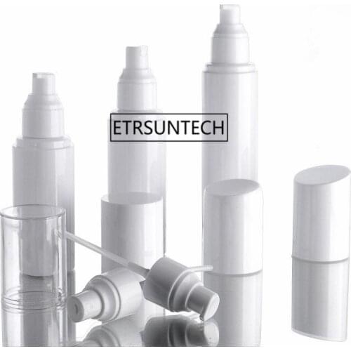 100pcs 30/50/60/80/100/120/150ml water bottle spray bottles emulsion bottle PET white plastic Pump bottle packing F2941