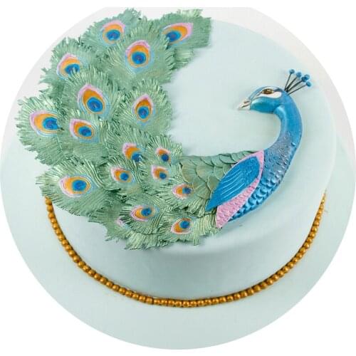 3pcs/set Feather Texture Wings Cake Mould DIY Printing Fondant Texture Mold Baking Cake Decorating Accessoreis QB976509