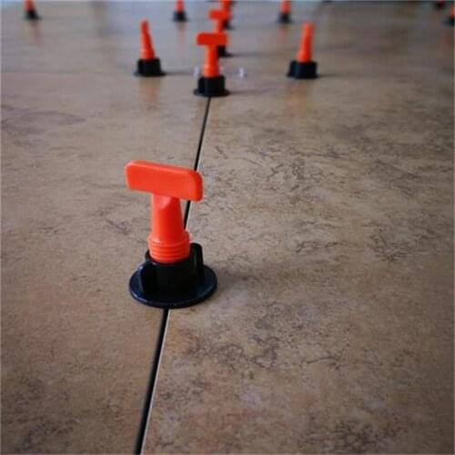 50pcs/set Level Wedges Tile Spacers Clip Adjustable Locator Spacers Plier Level Wedges Hand Tools for Tile Leveling System