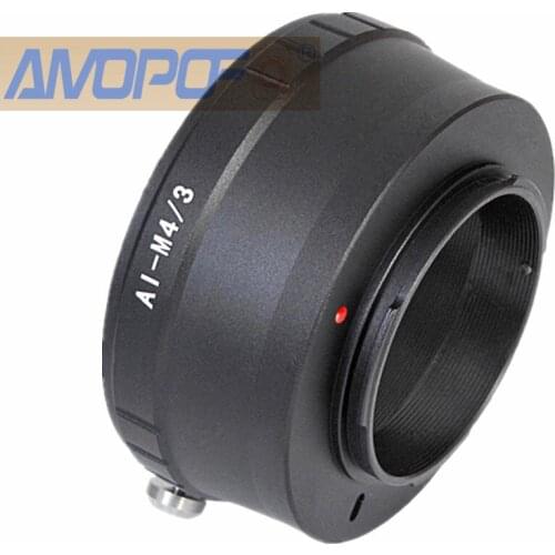 AI-M4/3 Adapter,Nikon F Lens to Micro Thirds M4/3,EP3,EPL1,EPL2,GH4 GX7 BMPCC Camera