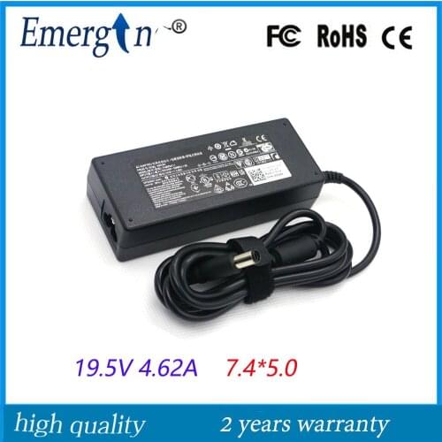 19.5V 4.62A 90W 7.4X5.0mm AC Adapter For Dell n4050 n5010 1420 HA45NM140