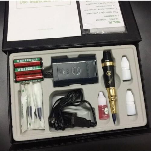 Free Shipping 1Set Giant Sun Tattoo Machine Permanent Makeup Eyebrow Lip Tattoo Gun