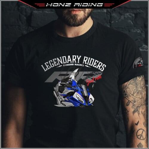 For BMW S1000RR Racing Team T-Shirt O-Neck Printed Man Short Sleeve T Shirt